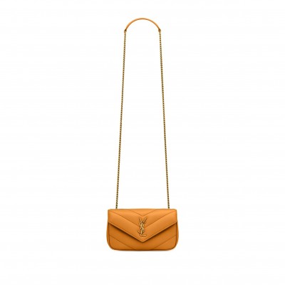 YSL LOULOU MINI IN LAMBSKIN 821749AAEAX7923 (20*12*5cm)