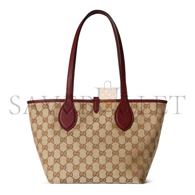 GUCCI TOTISSIMA SMALL REVERSIBLE TOTE BAG 839124AAFEQ6258 (21*18.5*16cm)