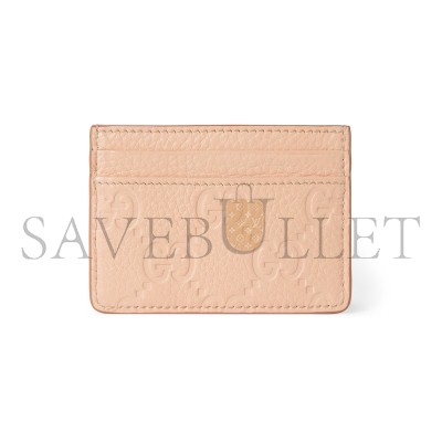 GUCCI GG EMBLEM CARD CASE 815883AAEEM6802 (10*7cm)