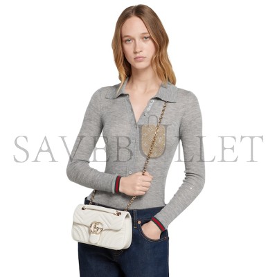 GUCCI GG MARMONT SMALL SHOULDER BAG 837280AAE389050 (22*12.5*6cm)