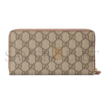 GUCCI GG MARMONT BI-COLOUR ZIP AROUND WALLET ‎45611717WAG5788 (19*10.5*2cm)