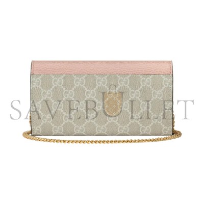 GUCCI GG MARMONT BI-COLOR WALLET ON CHAIN ‎546585AACFE5945 (19*10cm)
