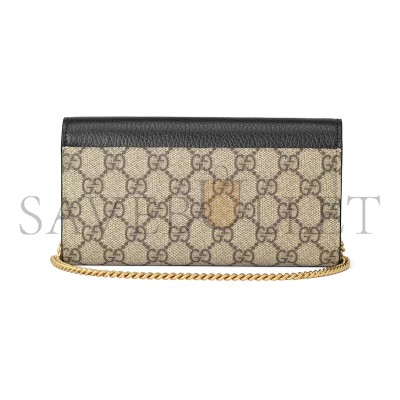 GUCCI GG MARMONT BI-COLOR WALLET ON CHAIN ‎54658517WAG1283 (19*10cm)