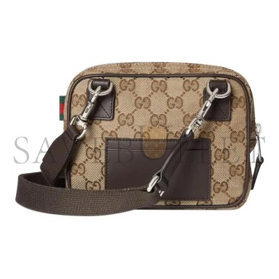 GUCCI GG CANVAS SHOULDER BAG ‎834268FAEON9750 (17.5*14*5cm)
