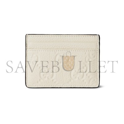 GUCCI GG EMBLEM CARD CASE 815883AAEEM9540 (10*7cm)
