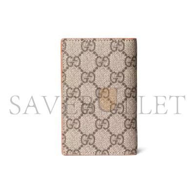 GUCCI ORANGE INTERIOR GG LONG CARD CASE ‎768249FACQC9743 (15*12cm)