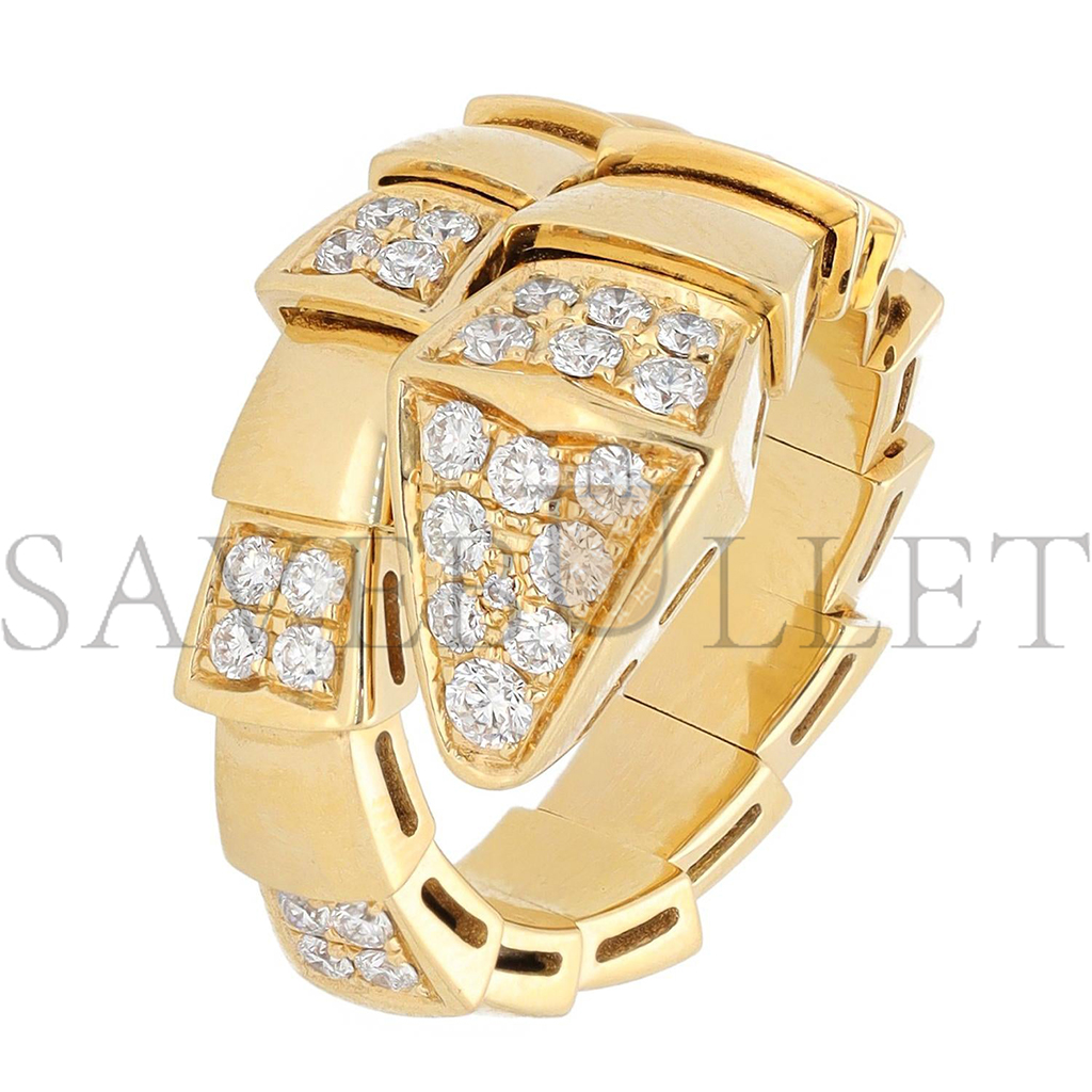 BVLGARI SERPENTI ONE COIL VIPER RING 388010