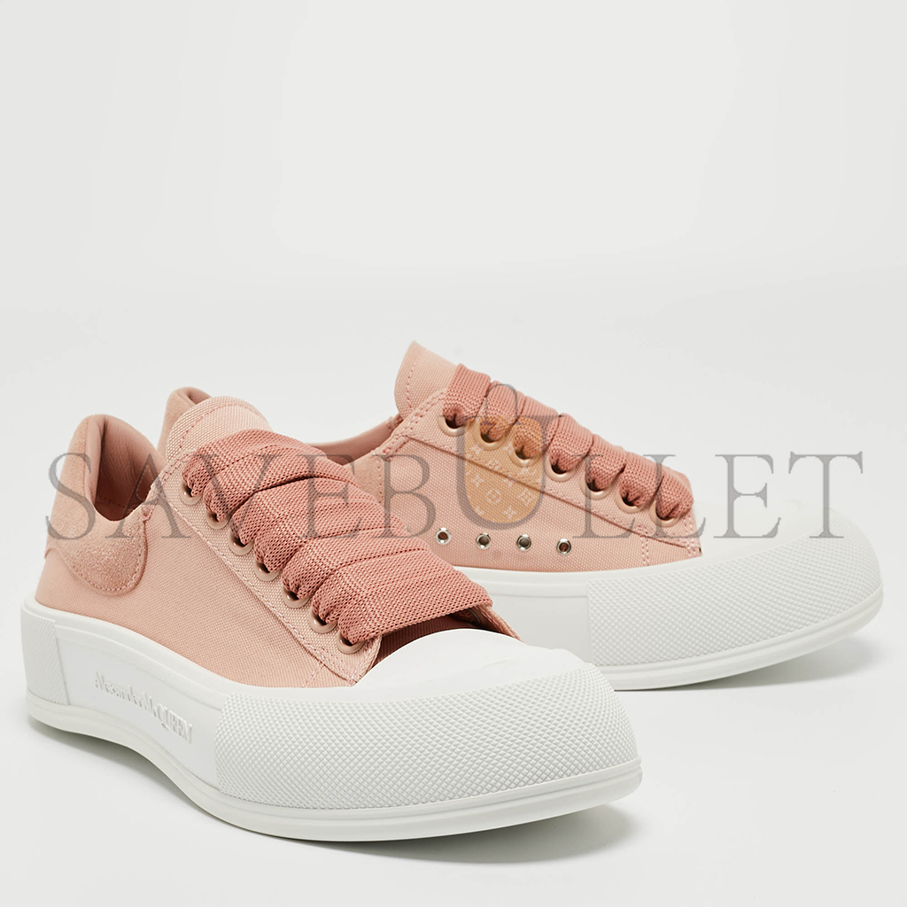 ALEXANDER MCQUEEN DECK CANVAS SNEAKERS 654593W4PQ19297