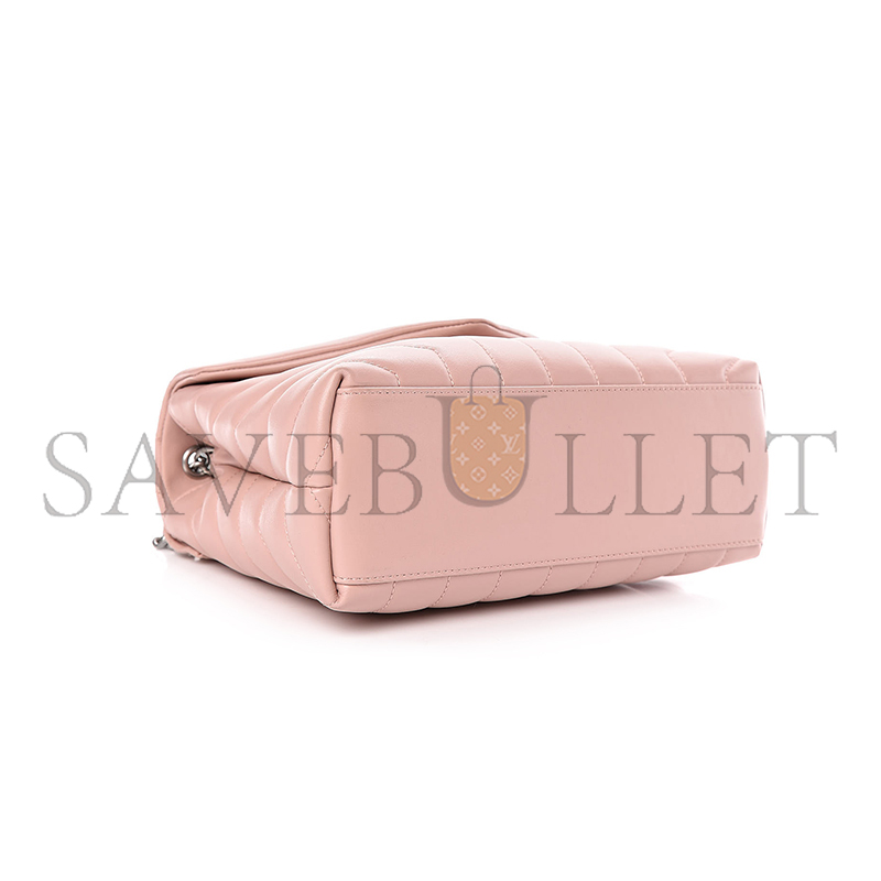 YSL LOULOU SMALL CHAIN BAG IN QUILTED LEATHER 494699691236 (23*17*9cm)