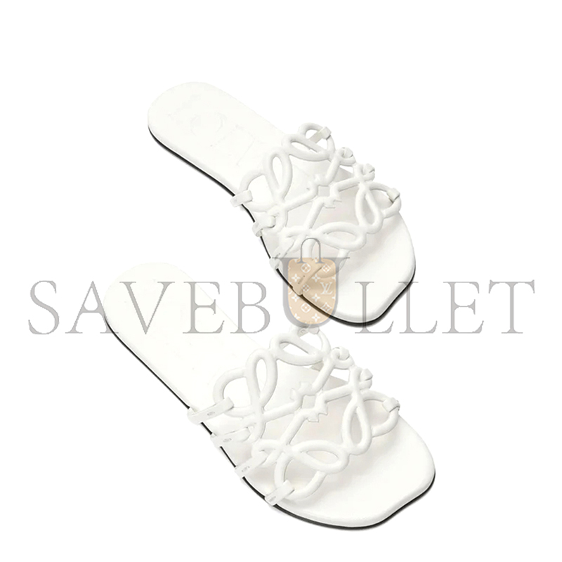 LOEWE PETAL ANAGRAM SLIDE IN SOFT CALFSKIN LLSP465X08