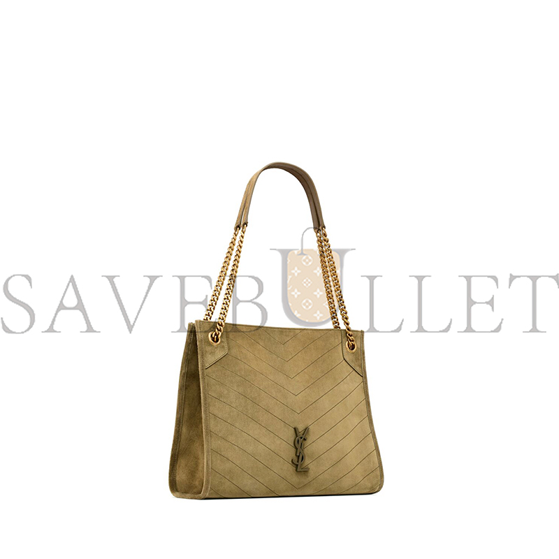 YSL NIKI MEDIUM SHOPPING IN SUEDE 5779991U8272326 (33*27*11.5cm)