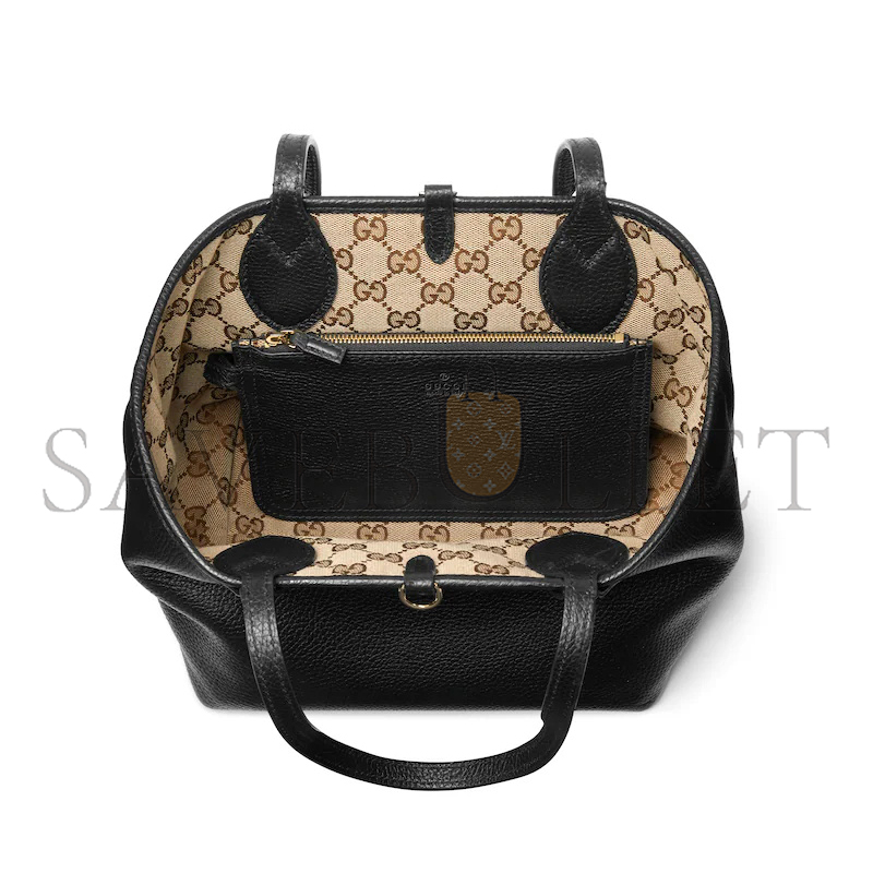 GUCCI TOTISSIMA SMALL REVERSIBLE TOTE BAG ‎‎839124AAFEQ1069 (21*18.5*16cm)