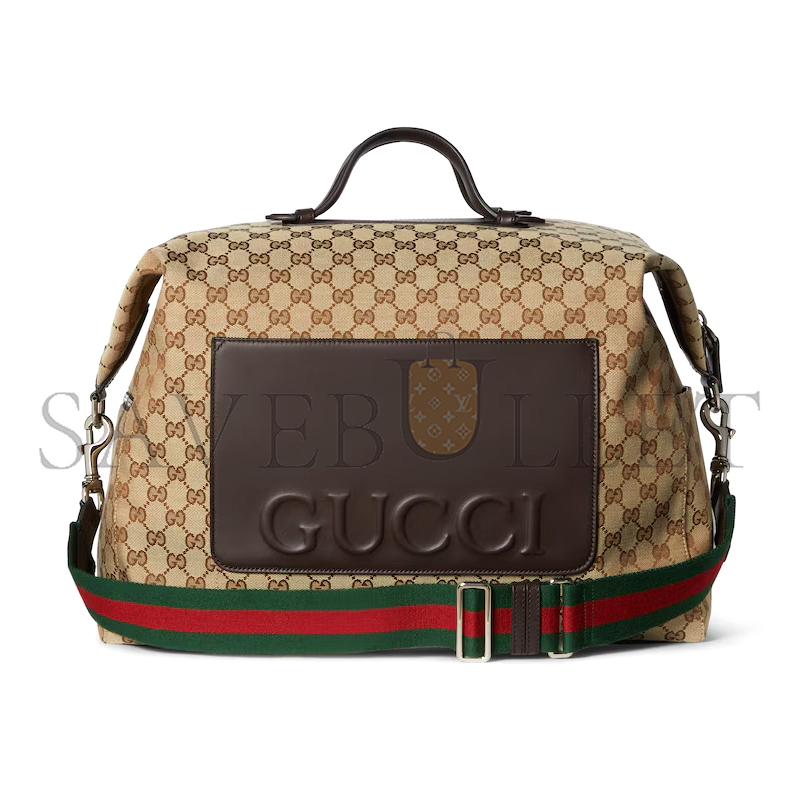 GUCCI GG CANVAS MEDIUM DUFFLE BAG 821668FAEHA9794 (44*36*18cm) GUCCI GG CANVAS MEDIUM DUFFLE BAG 821668FAEHA9794 (44*36*18cm)
