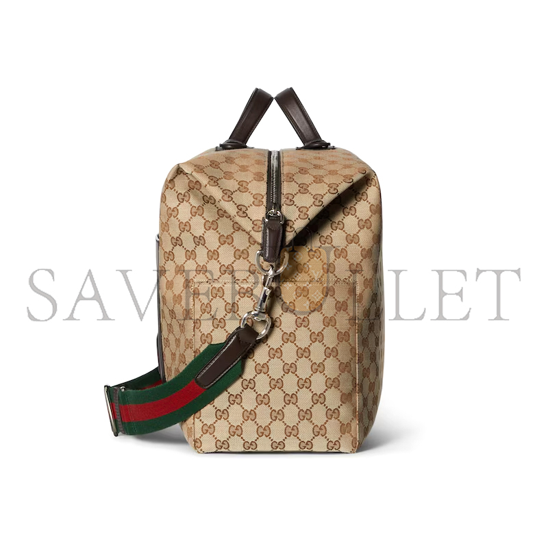 GUCCI GG CANVAS MEDIUM DUFFLE BAG 821668FAEHA9794 (44*36*18cm) GUCCI GG CANVAS MEDIUM DUFFLE BAG 821668FAEHA9794 (44*36*18cm)
