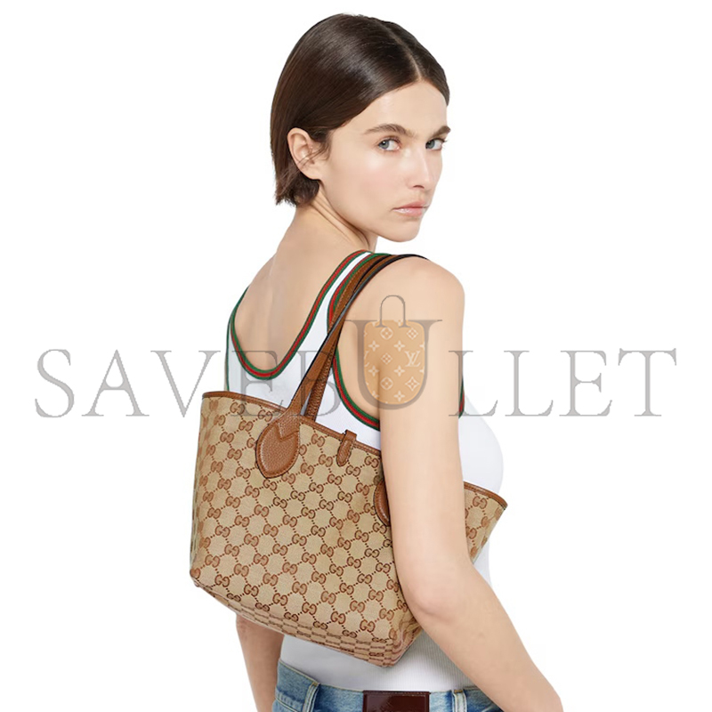 GUCCI TOTISSIMA SMALL REVERSIBLE TOTE BAG 839124AAFEQ2743 (21*18.5*16cm)