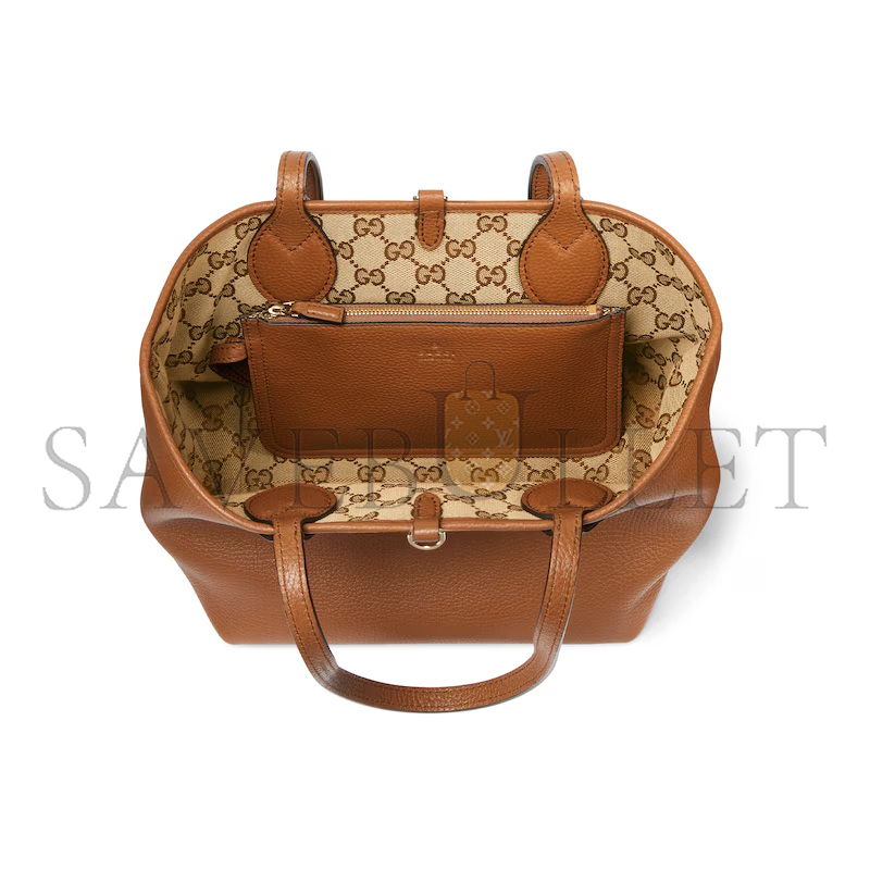 GUCCI TOTISSIMA SMALL REVERSIBLE TOTE BAG 839124AAFEQ2743 (21*18.5*16cm)
