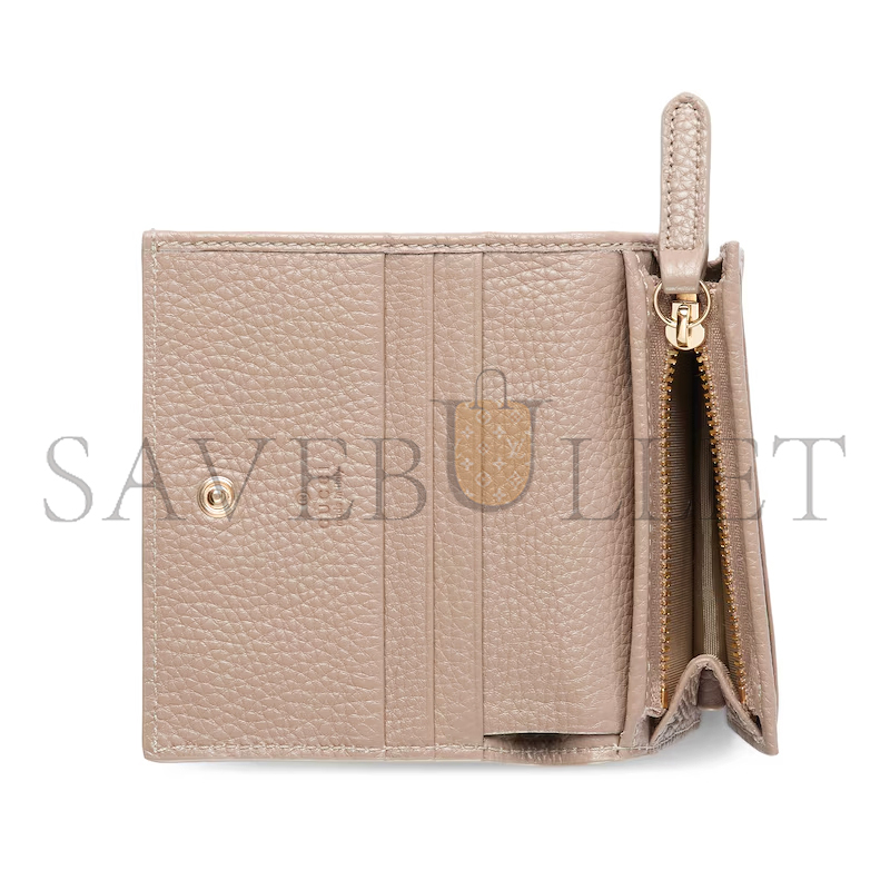 GUCCI GG EMBLEM MINI WALLET 815901AAEEM1523 (11*9*3cm)
