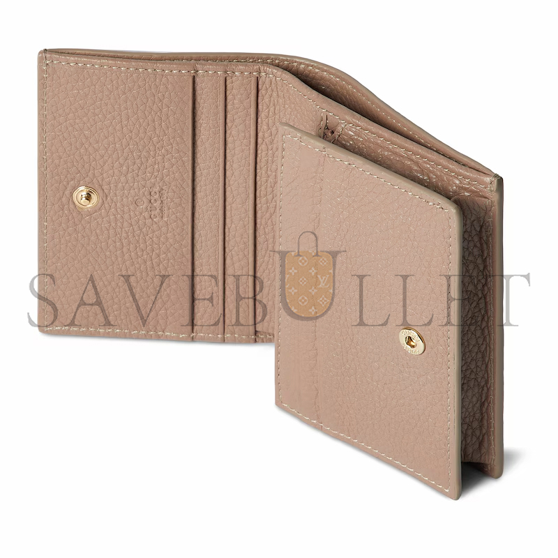 GUCCI GG EMBLEM MINI WALLET 815901AAEEM1523 (11*9*3cm)