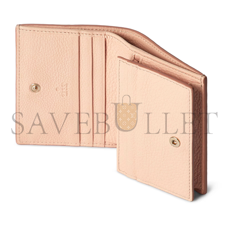 GUCCI GG EMBLEM MINI WALLET 815901AAEEM6802 (11*9*3cm)