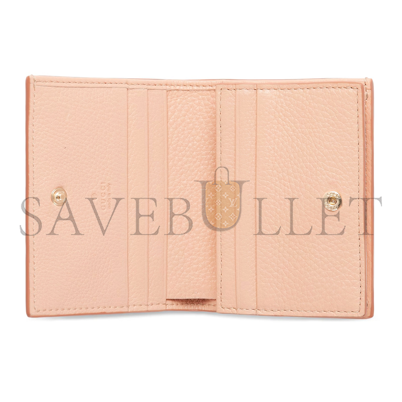 GUCCI GG EMBLEM MINI WALLET 815901AAEEM6802 (11*9*3cm)