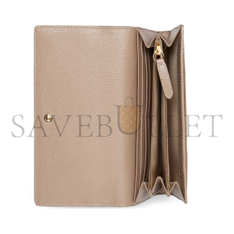 GUCCI GG EMBLEM CONTINENTAL WALLET 815922AAEEM1523 (19*10*2.5cm)