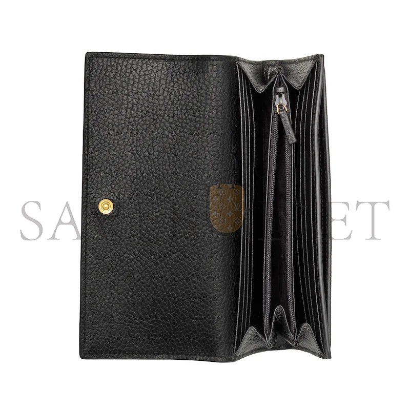 GUCCI GG MARMONT BI-COLOR CONTINENTAL WALLET 45611617WAG1283 (10*19*3.5cm) GUCCI GG MARMONT BI-COLOR CONTINENTAL WALLET 45611617WAG1283 (10*19*3.5cm)