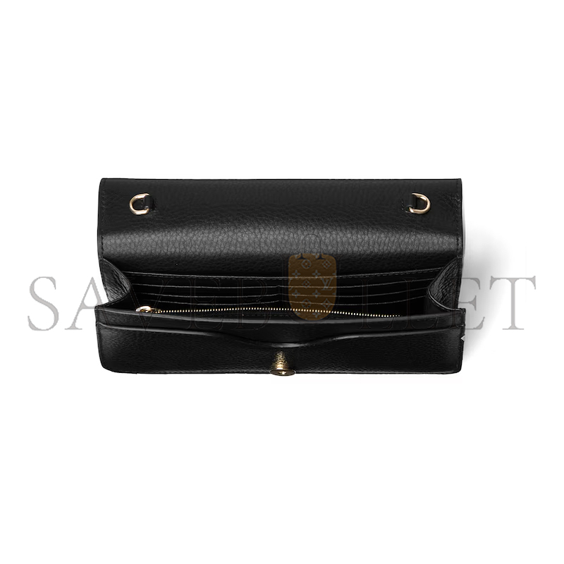 GUCCI GG EMBLEM WALLET ON CHAIN 818705AAEEM1000 (20*12.5*4cm)