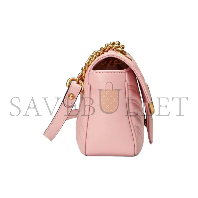 GUCCI GG MARMONT SMALL SHOULDER BAG 446744DTDIT5909 (22*13*6cm)
