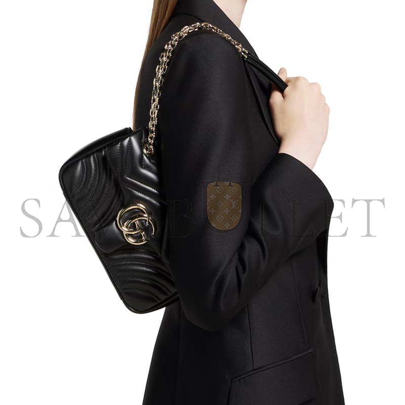 GUCCI GG MARMONT SMALL SHOULDER BAG 837280AAE381000 (22*12.5*6cm) GUCCI GG MARMONT SMALL SHOULDER BAG 837280AAE381000 (22*12.5*6cm)