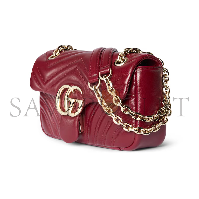 GUCCI GG MARMONT SMALL SHOULDER BAG 837280AAE386207 (22*12.5*6cm)
