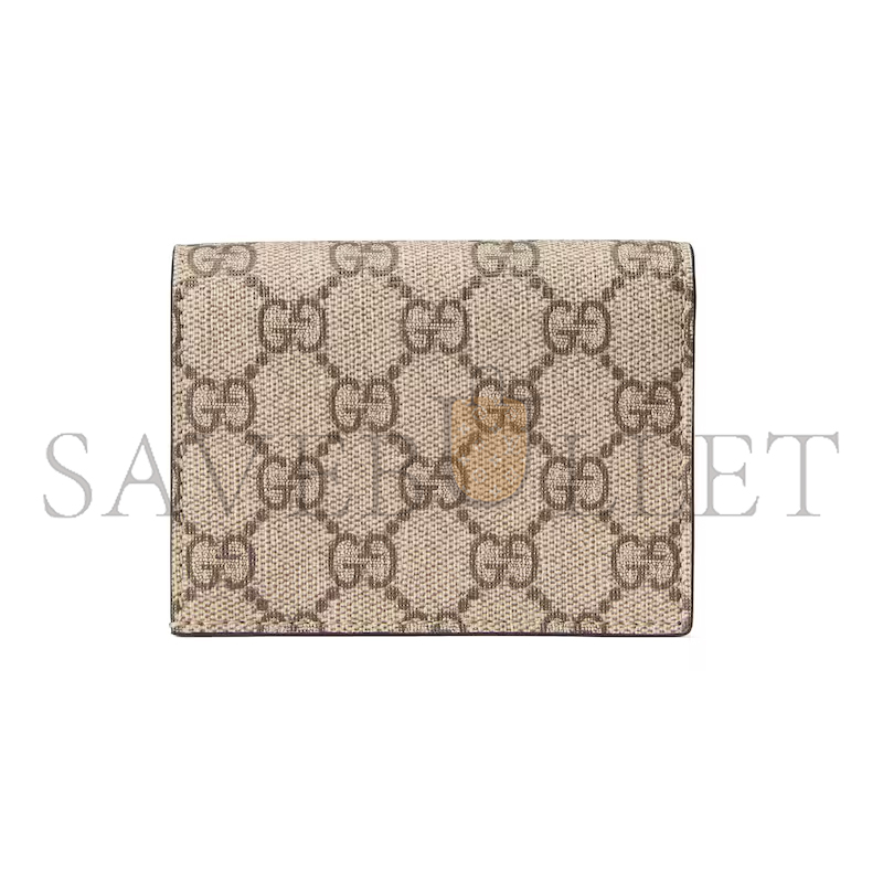 GUCCI GG MARMONT BI-COLOUR CARD CASE WALLET 65861017WAG1283 (11*8.5*3cm) GUCCI GG MARMONT BI-COLOUR CARD CASE WALLET 65861017WAG1283 (11*8.5*3cm)