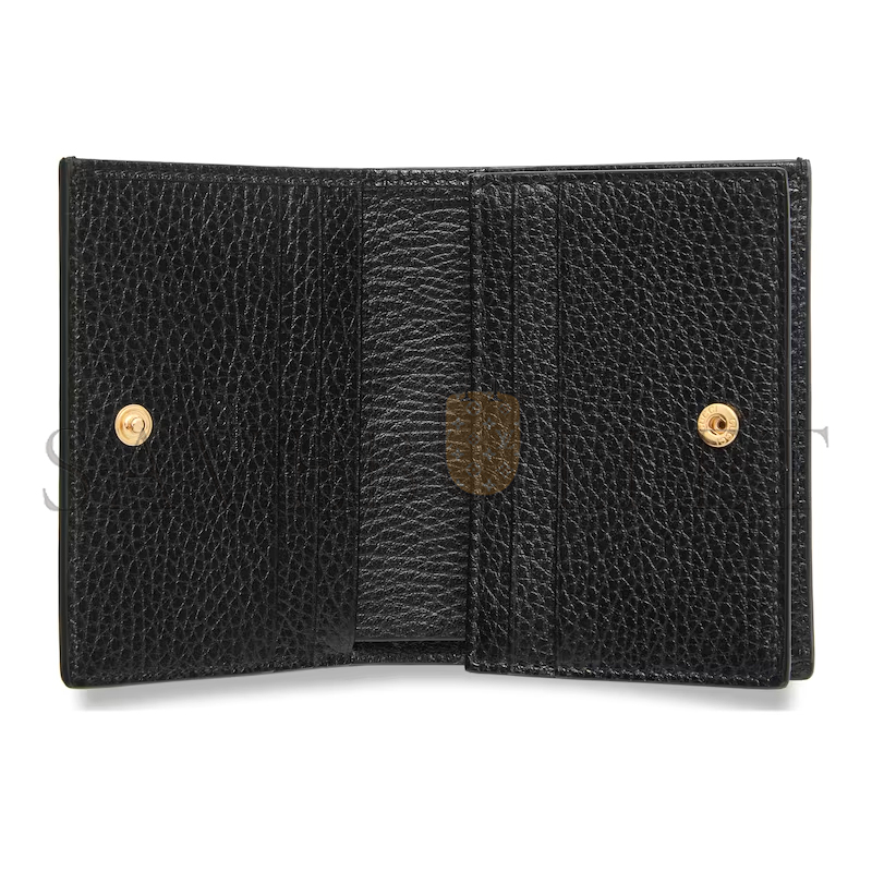 GUCCI GG MARMONT BI-COLOUR CARD CASE WALLET 65861017WAG1283 (11*8.5*3cm) GUCCI GG MARMONT BI-COLOUR CARD CASE WALLET 65861017WAG1283 (11*8.5*3cm)