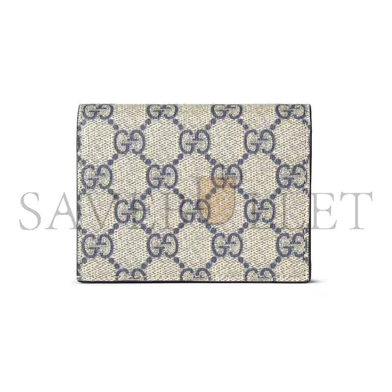 GUCCI GG MARMONT BI-COLOUR CARD CASE WALLET ‎65861017WAG4041 (11*8.5*3cm)