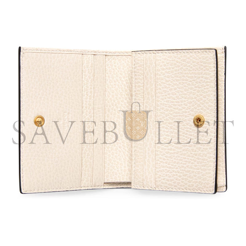 GUCCI GG MARMONT BI-COLOUR CARD CASE WALLET 65861017WAG9096 (11*8.5*3cm) GUCCI GG MARMONT BI-COLOUR CARD CASE WALLET 65861017WAG9096 (11*8.5*3cm)