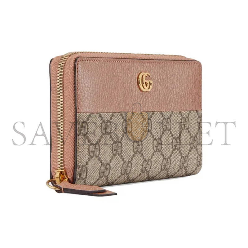 GUCCI GG MARMONT BI-COLOUR ZIP AROUND WALLET ‎45611717WAG5788 (19*10.5*2cm)