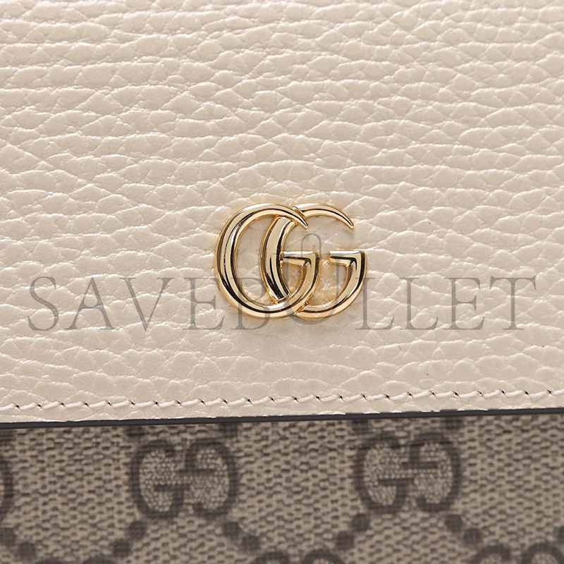 GUCCI GG MARMONT BI-COLOR WALLET ON CHAIN ‎546585 (19*10cm)