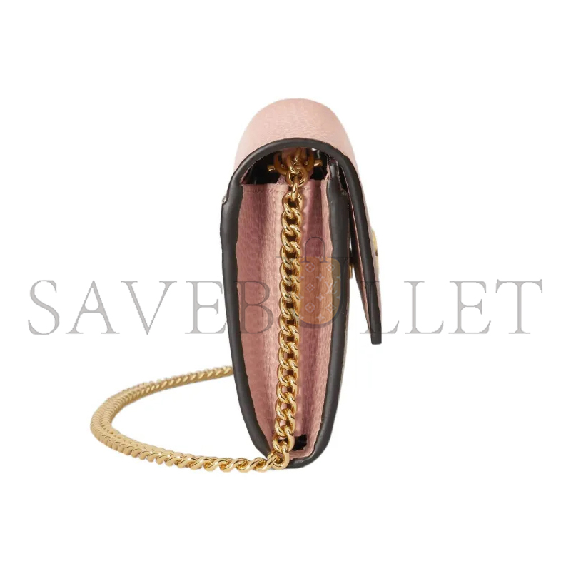 GUCCI GG MARMONT BI-COLOR WALLET ON CHAIN ‎546585AACFE5945 (19*10cm)