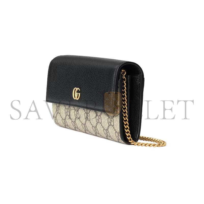 GUCCI GG MARMONT BI-COLOR WALLET ON CHAIN 54658517WAG1283 (19*10cm) GUCCI GG MARMONT BI-COLOR WALLET ON CHAIN 54658517WAG1283 (19*10cm)
