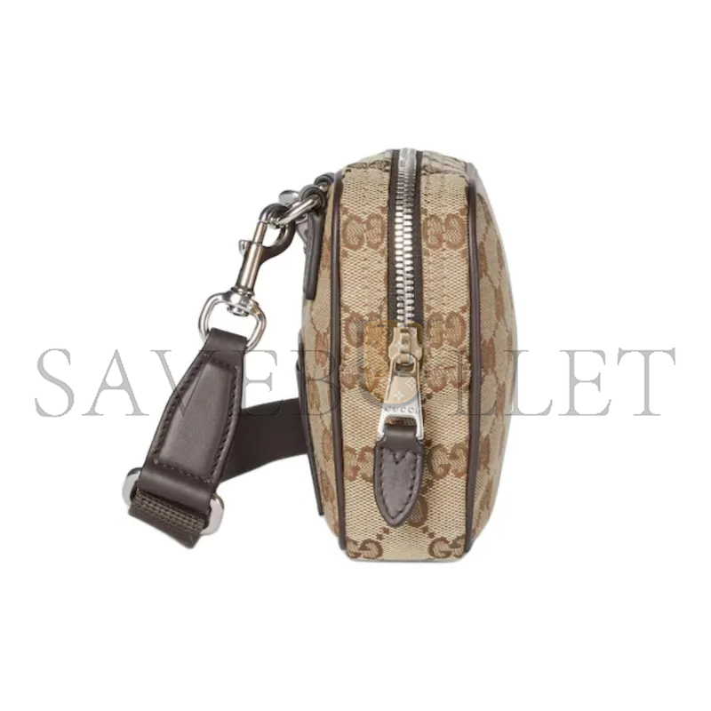 GUCCI GG CANVAS SHOULDER BAG ‎834268FAEON9750 (17.5*14*5cm)