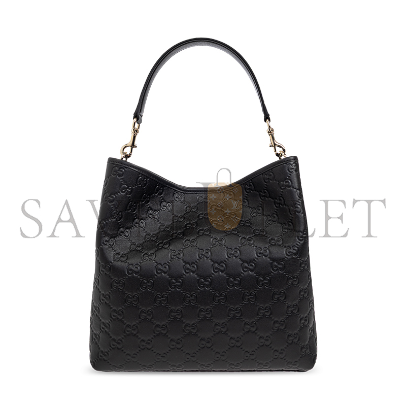 GUCCI GG EMBLEM BUCKET BAG ‎‎‎815103 (25*25*15.5cm)