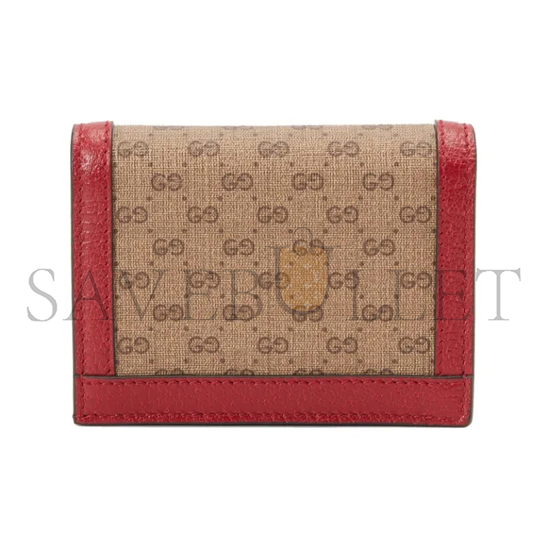 GUCCI DORAEMON COLLABORATION CANVAS WITH LEATHER CARD HOLDER ‎660509 (11*8.5*3cm)