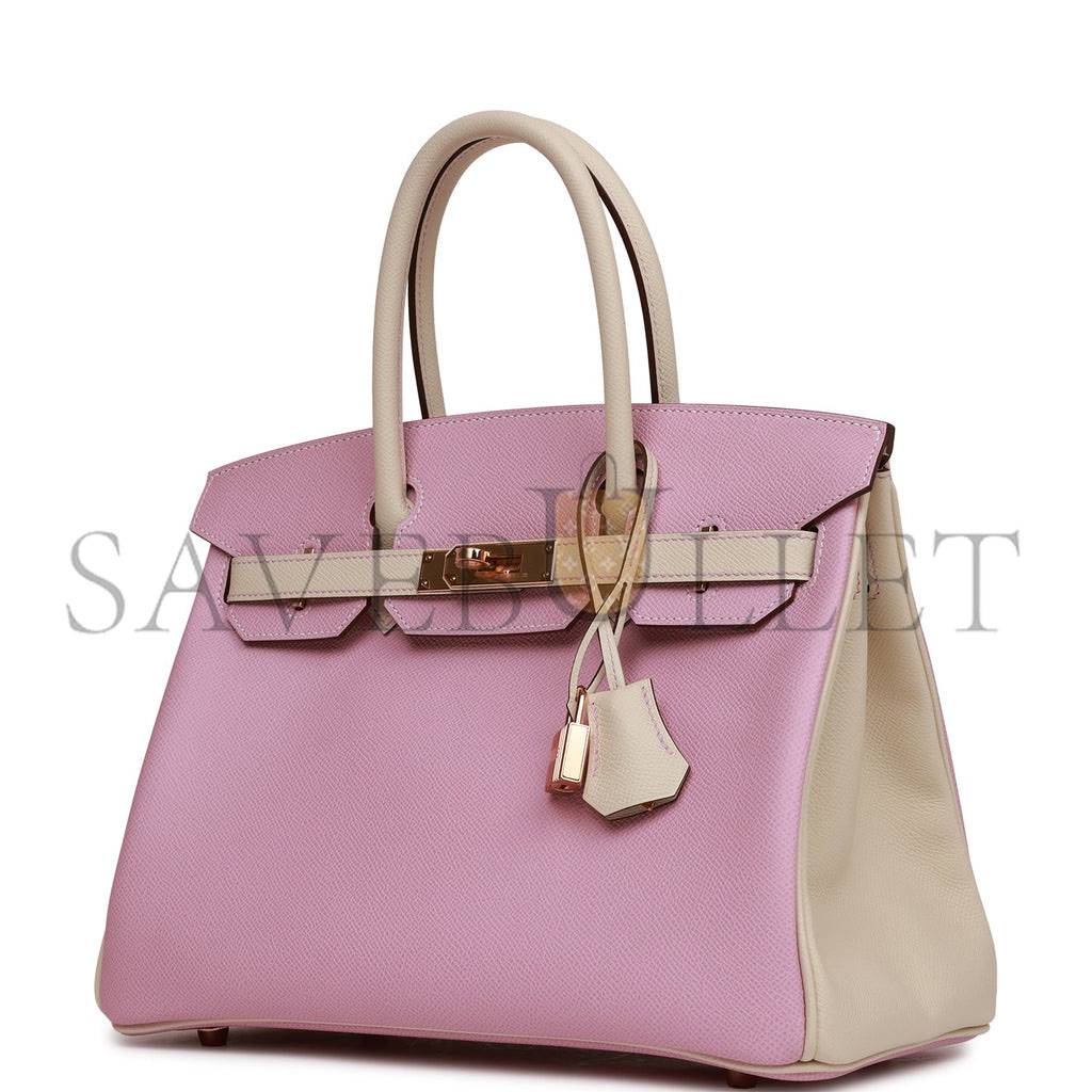 HERMES SPECIAL ORDER (HSS) BIRKIN 30 MAUVE SYLVESTRE AND CRAIE EPSOM ROSE GOLD HARDWARE ( 30cm*22*16cm) HERMES SPECIAL ORDER (HSS) BIRKIN 30 MAUVE SYLVESTRE AND CRAIE EPSOM ROSE GOLD HARDWARE ( 30cm*22*16cm)