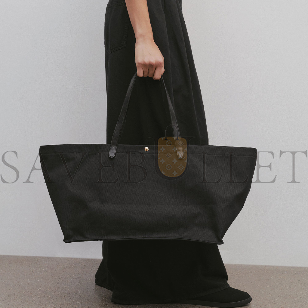 THE ROW XL IDAHO BAG IN COTTON BLACK W1592W253BLSG (52*30*23cm)