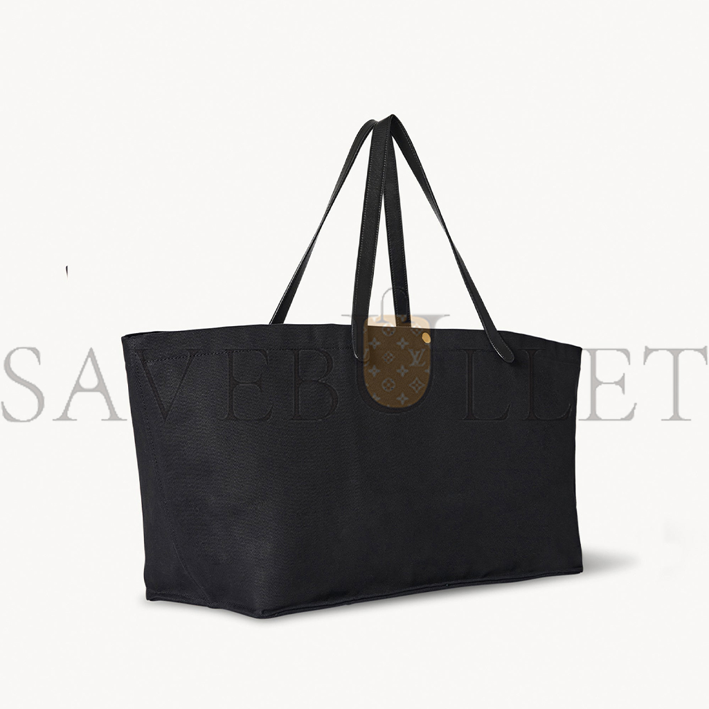 THE ROW XL IDAHO BAG IN COTTON BLACK W1592W253BLSG (52*30*23cm)