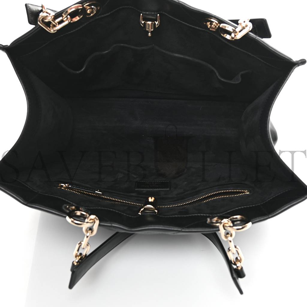 DIOR CALFSKIN ARCHICANNAGE MEDIUM ESSENTIAL TOTE BLACK (36*27*17.1cm) DIOR CALFSKIN ARCHICANNAGE MEDIUM ESSENTIAL TOTE BLACK (36*27*17.1cm)